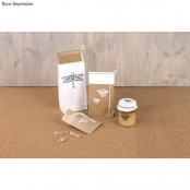 Sachet en papier kraft Apte au contact alimentaire 9x13cm 20 pièces