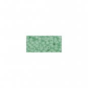 Perle rocaille en verre effet Silk 4mm Vert menthe 120 pièces