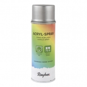 Peinture en Spray acrylique Argent brillant 200 ml