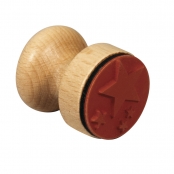 Tampon en bois Petite étoile 3cm