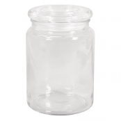 Pot en Verre avec couvercle en verre H 14 cm 900ml