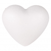 Coeur en Polystyrène 9 cm