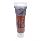 Peinture acrylique mate marron tube 75 ml