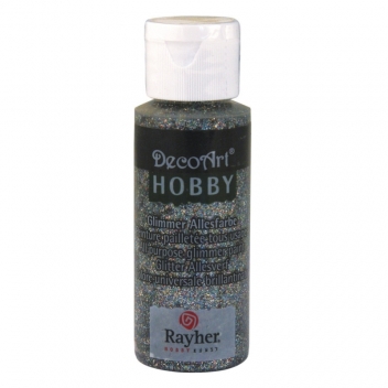 38005990 - 4006166731501 - DecoArt - Peinture acrylique Premium Arc en ciel pailleté 59 ml - 2