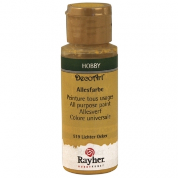 38000519 - 4006166731198 - DecoArt - Peinture acrylique Premium Ocre léger 59 ml - 2
