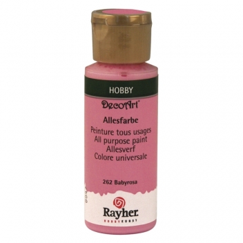 38000262 - 4006166955358 - DecoArt - Peinture acrylique Premium Rose layette 59 ml - 2