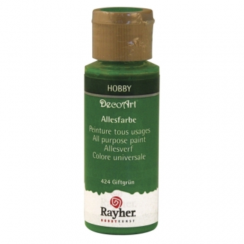 38000424 - 4006166955778 - DecoArt - Peinture acrylique Premium Vert poison 59 ml - 2