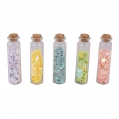 Sequin Papillons et Fleurs 0,6-0,9 cm 5 flacons