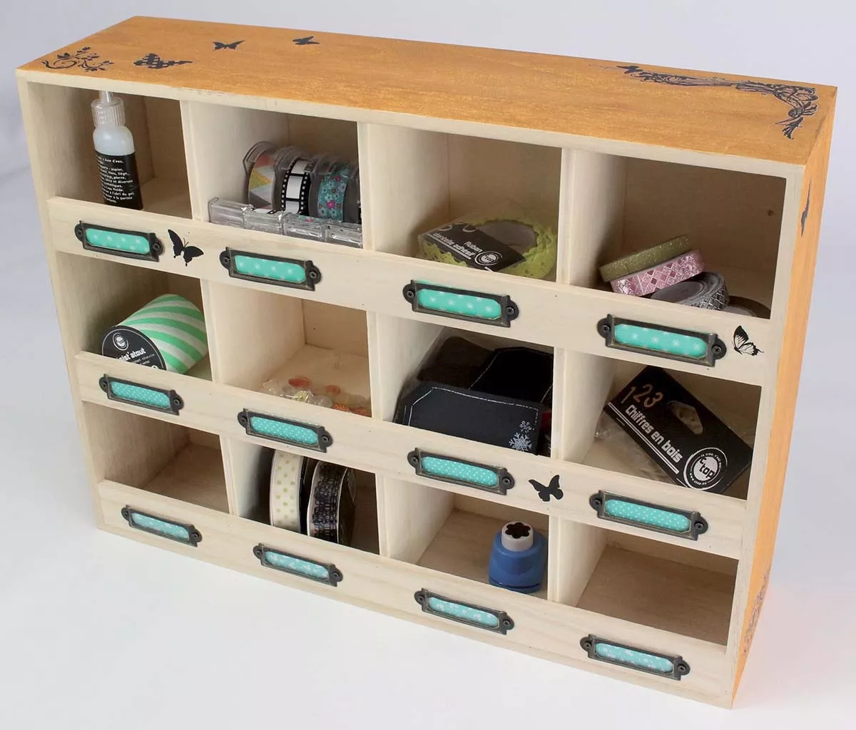 Petit Casier en bois 12...