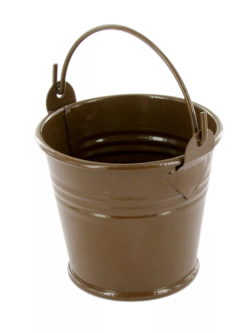 Seau en métal chocolat Ø...