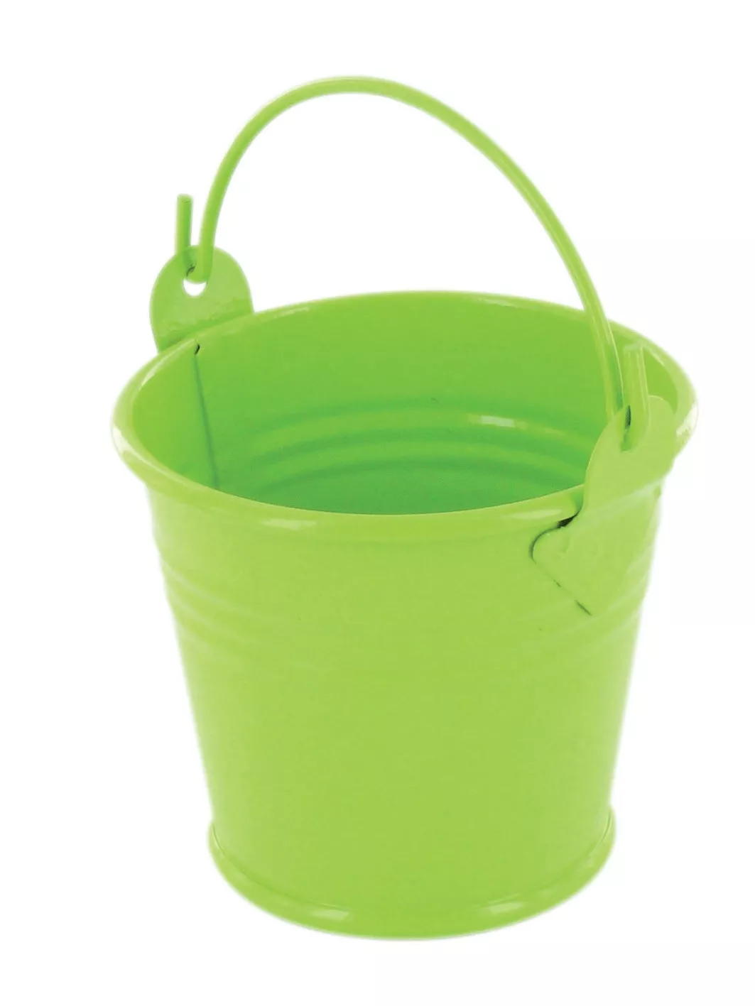 Seau en métal vert Ø 6,5 cm...