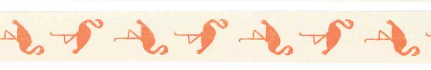 Ruban imprimé en coton...