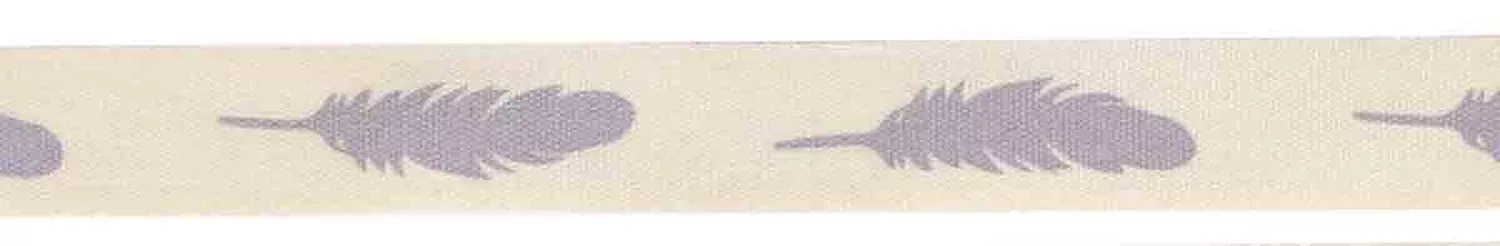 Ruban imprimé en coton...