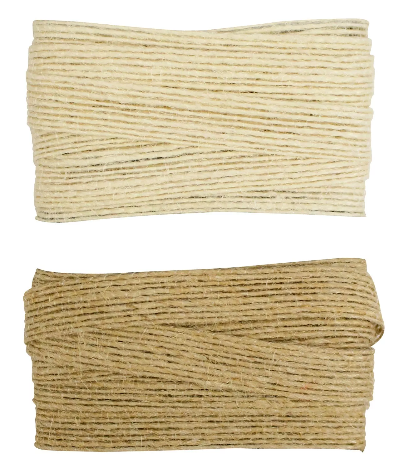 Ruban de jute beige et...