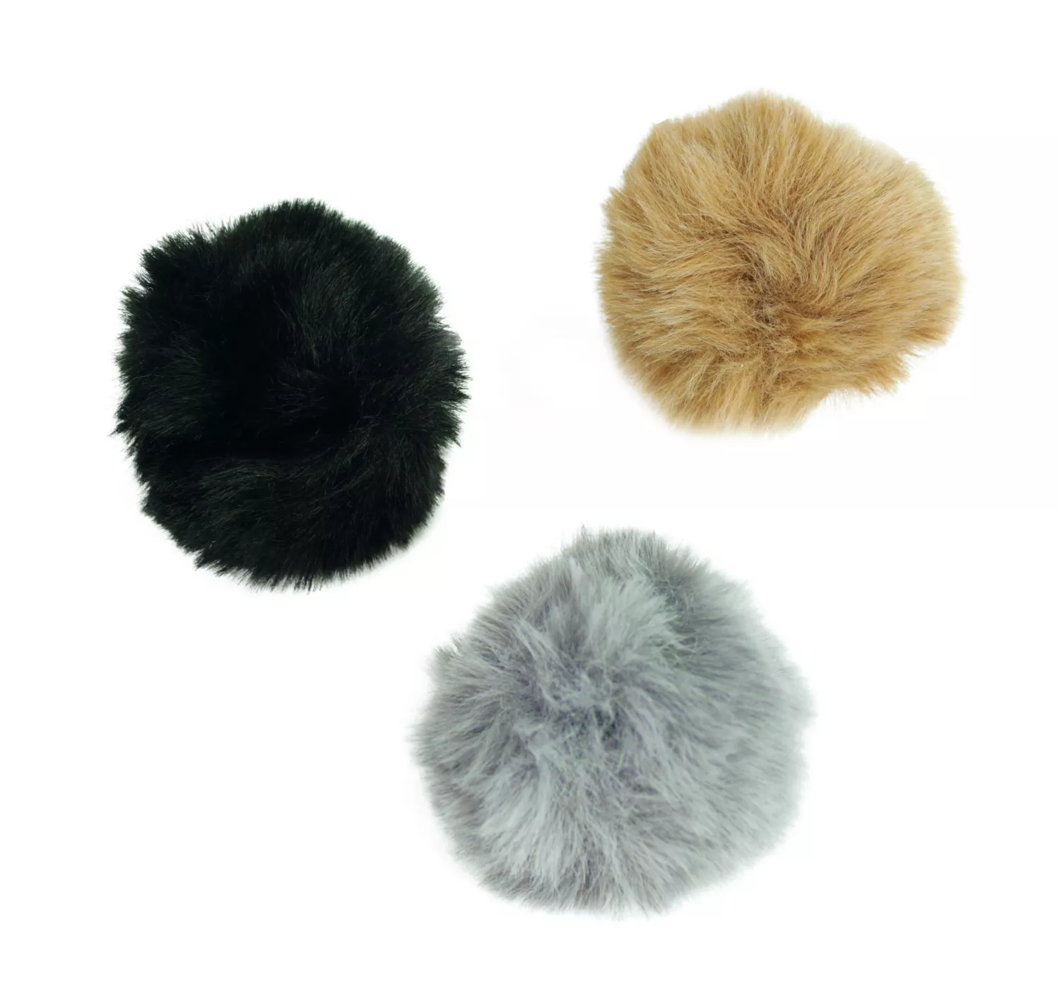 Pompons en fausse fourrure...