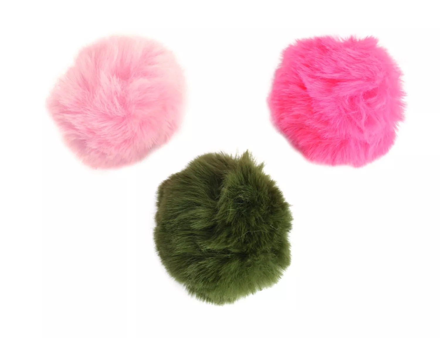 Pompon en fausse fourrure...