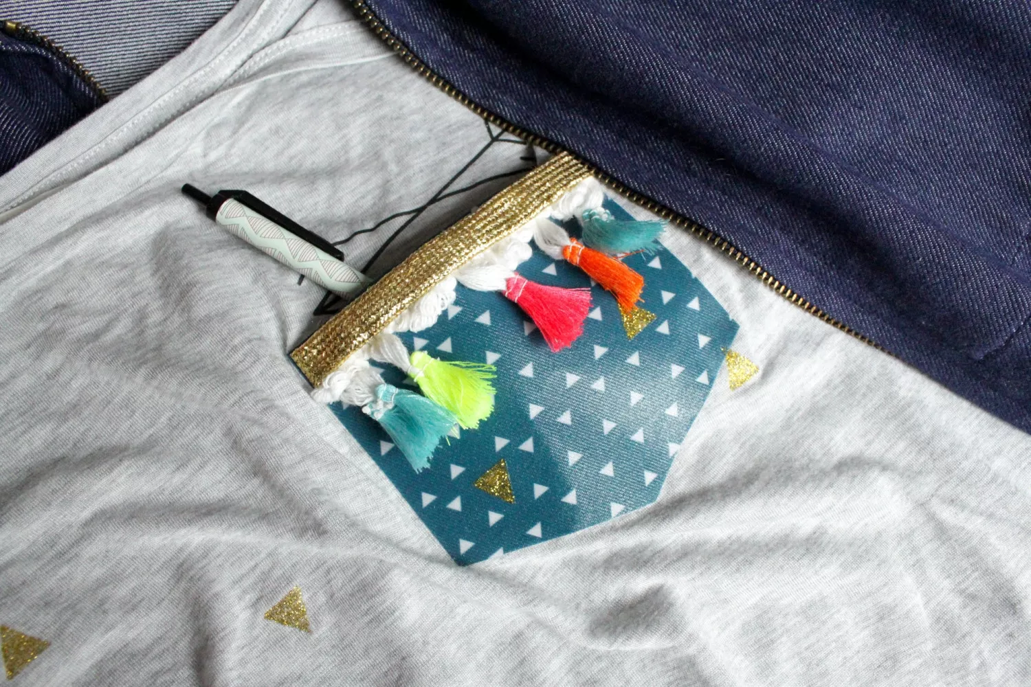 Ruban pailleté glitter Doré...