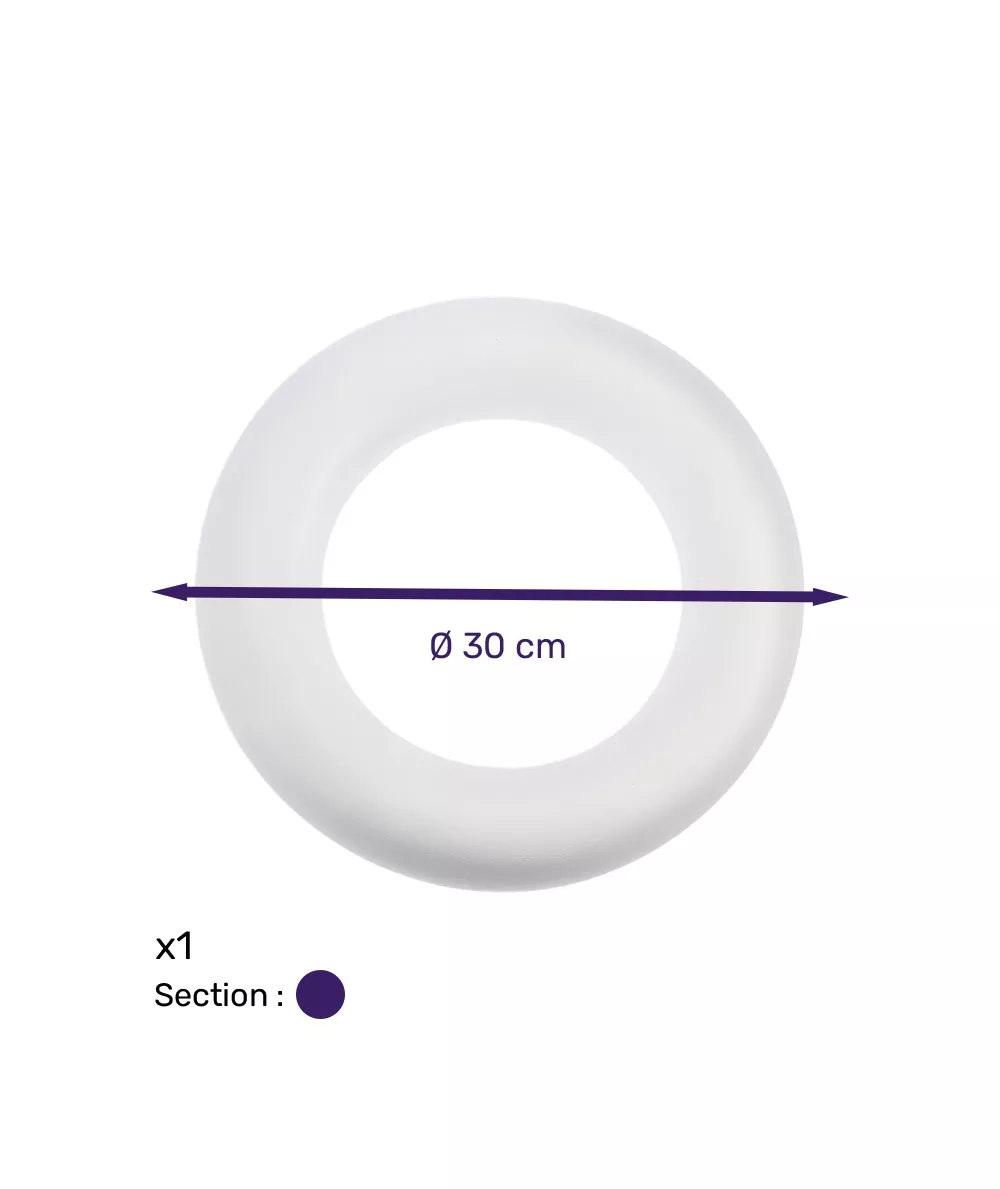 Couronne en polystyrène...