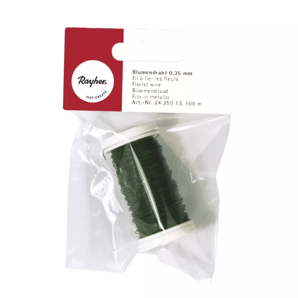 Fil floral 0,35mm Vert...