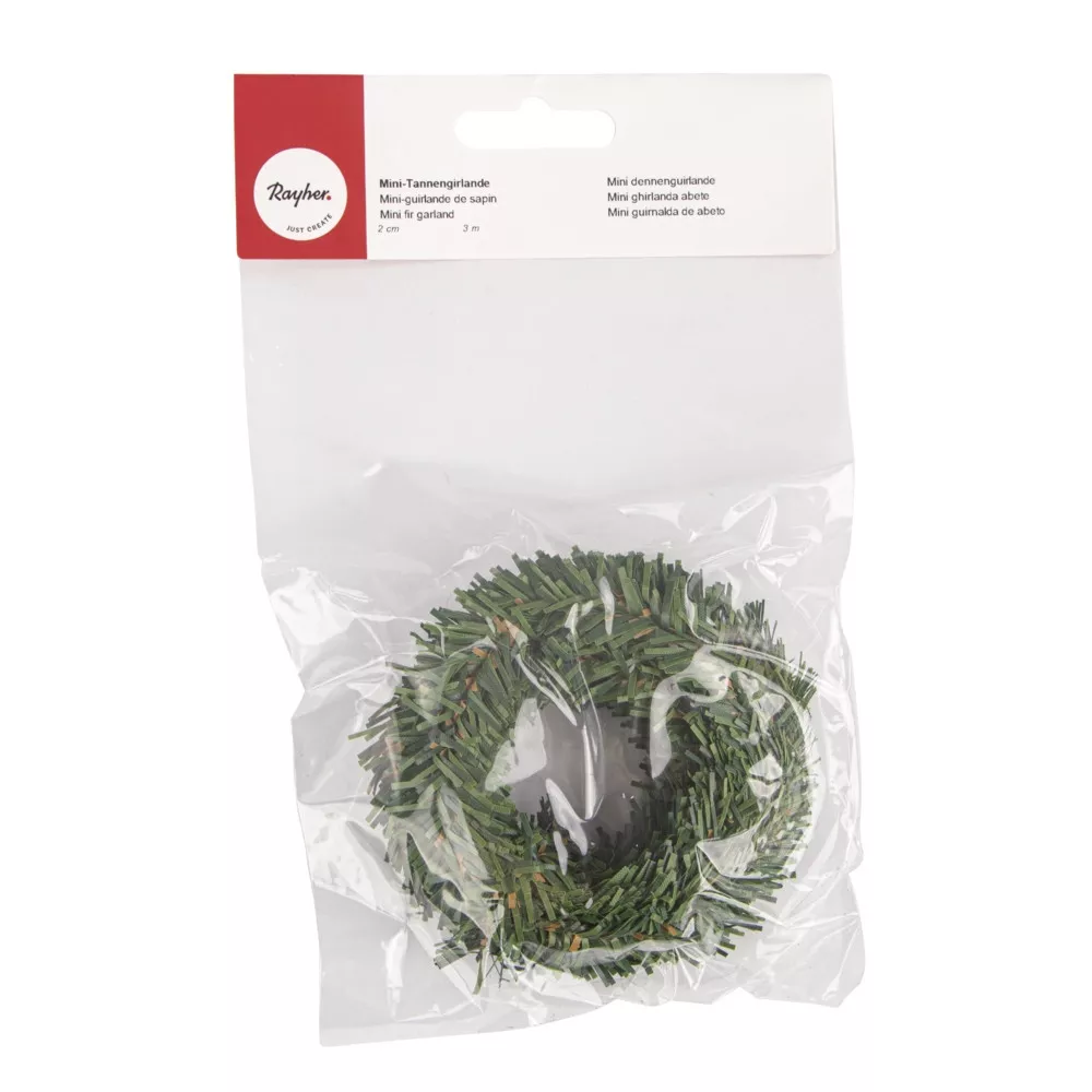 Mini Guirlande Sapins 2cm 3m