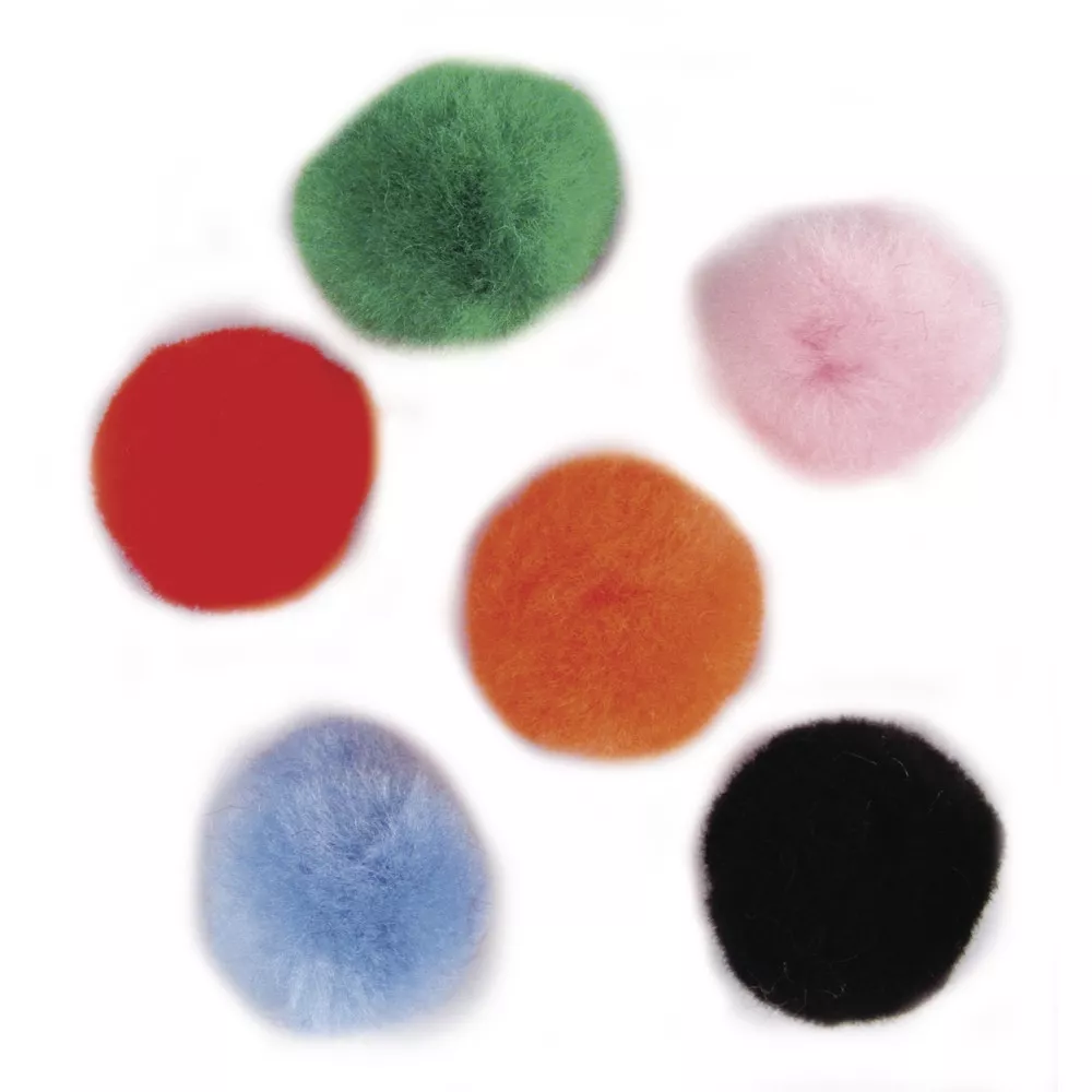 Pompons 2 cm Assortiment 50...