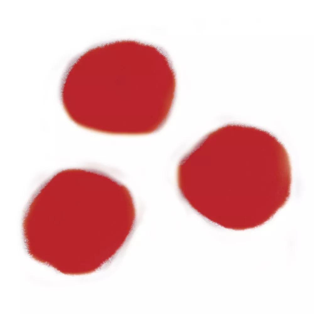 Pompons Rouge 1,5 cm 60 pièces