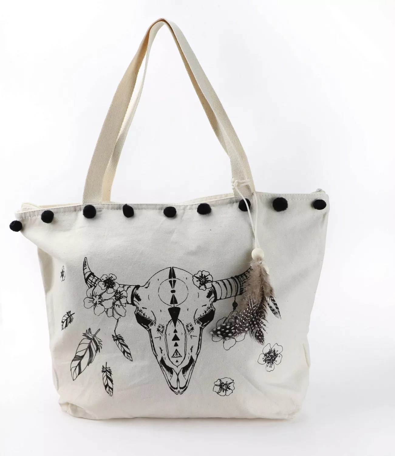 Pompons noirs 1,5 cm 45 pièces