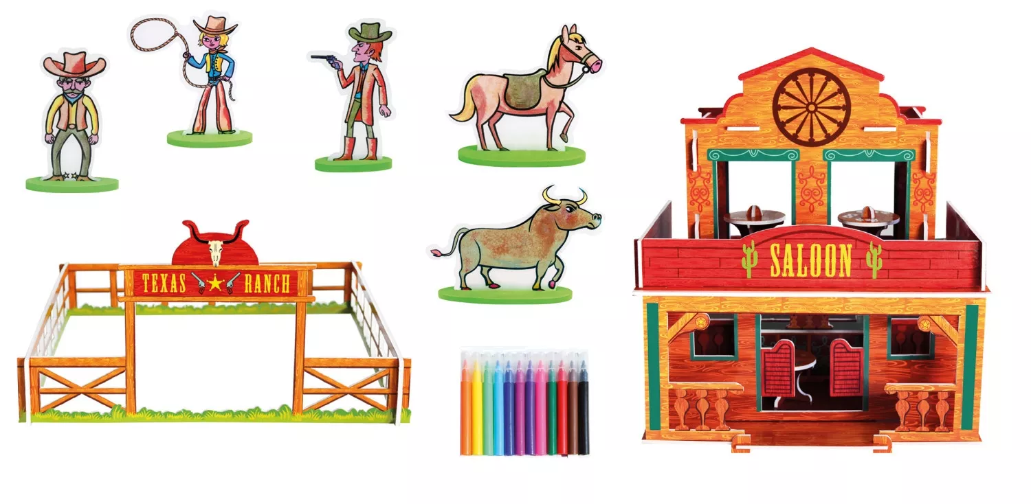 Kit Construction Western 3D...