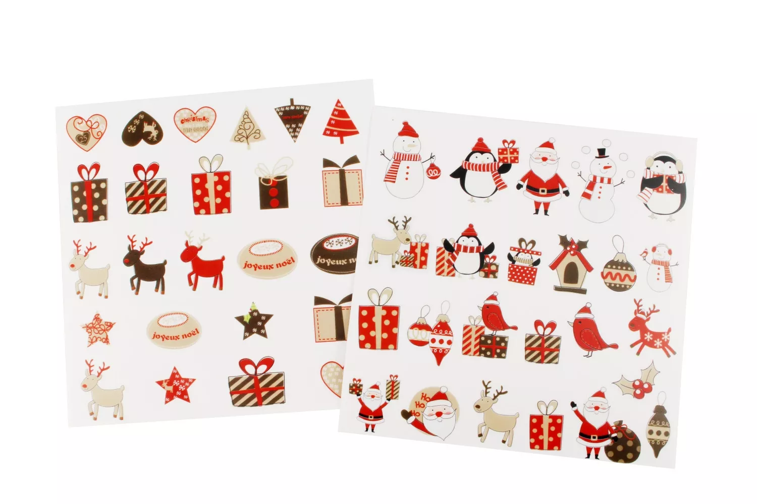 Stickers transparents Noël...