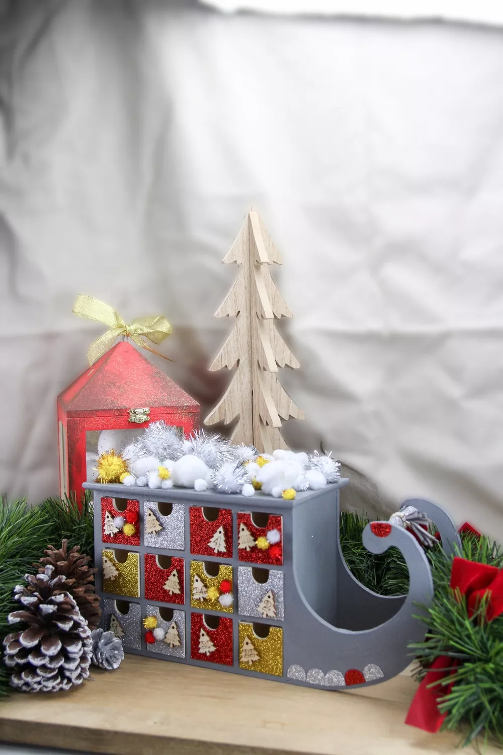 Mini pompons pailleté...