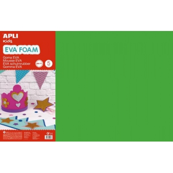 12776 - 8410782127765 - Apli Agipa - Mousse EVA thermoformable 40x60 cm Vert