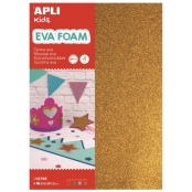 Mousse EVA thermoformable A4 4 feuilles pailletée 1