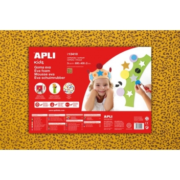 13417 - 8410782134176 - Apli Agipa - Mousse EVA thermoformable 40x60 cm Léopard