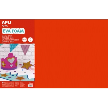 13434 - 8410782134343 - Apli Agipa - Mousse EVA thermoformable 40x60 cm 10 pièces assorties