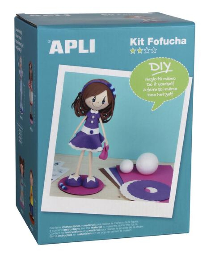 Kit mousse thermoformable Poup e Fofuchas Alice Apli Agipa ref 13606