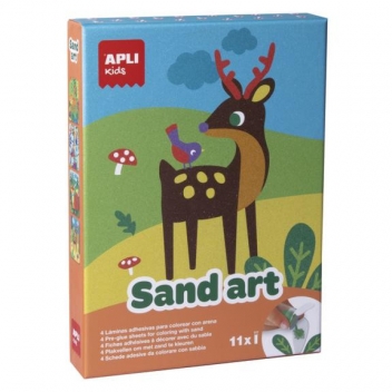 13749 - 8410782137498 - Apli Agipa - Kit cartes à sable et sable 4 cartes - 2