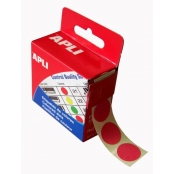 Gommettes rouleau Carré 20x20 mm marron x 1 770