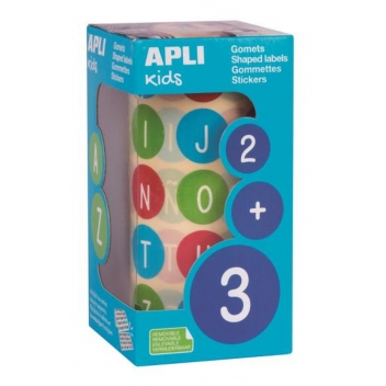 102533 - 3270241025330 - Apli Agipa - Gommettes lettres Majuscules 900 pièces - 2