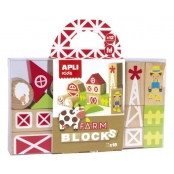Blocs de jeu en Bois la Ferme
