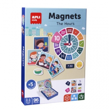 18573 - 8410782185734 - Apli Agipa - Magnets Apprendre les Heures Enfant