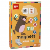 Magnets Lettres et Animaux dans 6 langues différentes