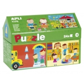 Boite Maisonnette Puzzle L'École