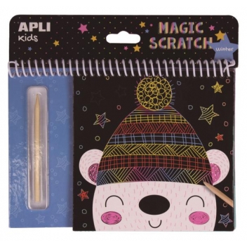 16524 - 8410782165248 - Apli Agipa - Carnet de Cartes à gratter L\'Hiver
