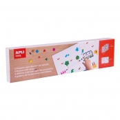 Kit  Affiches Jardin à compléter avec des Gommettes