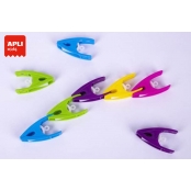 Pinces En Plastique Couleurs Assorties Enfant 30 pièces