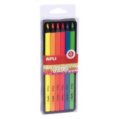 Set de Crayons Couleurs Assorties Métallisés 6 pièces