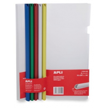 13112 - 8410782131120 - Apli Agipa - Kits Reliures colorés + couverture transparente 5 pièces