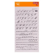 Lettres & Chiffres Transfert Noir 12mm