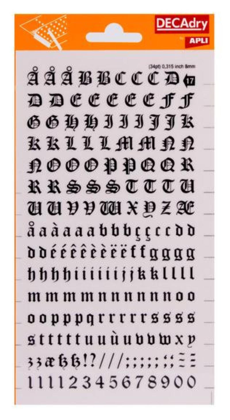 Tampon en argile Alphabets 8 mm 0,3 pouces Tampon majuscule et
