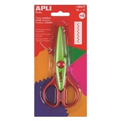 Paire de ciseaux crantés Zig-Zag Vert 13cm